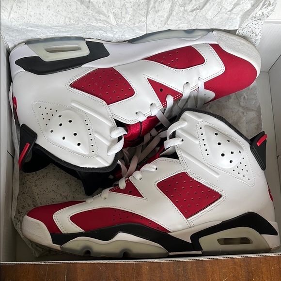 jordan 6 retro white and red
